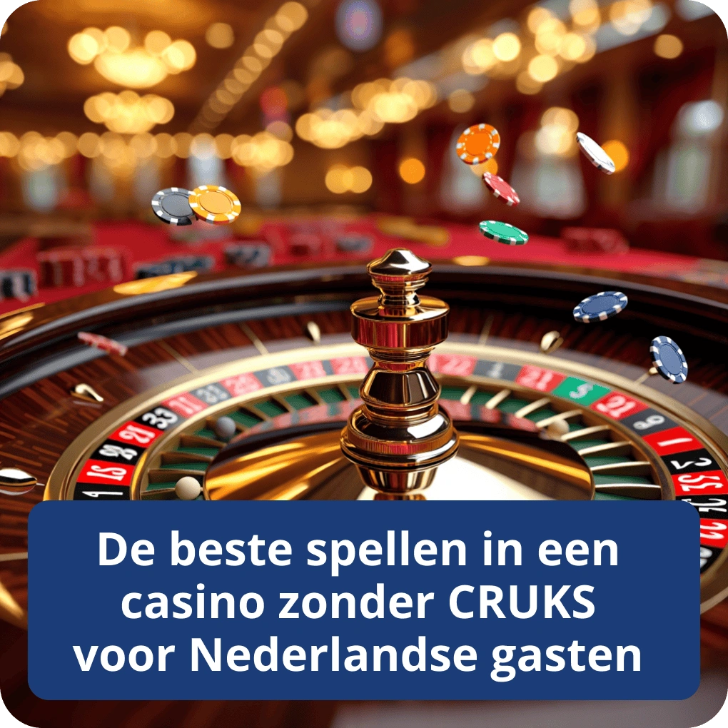 De beste spellen in een casino zonder CRUKS voor Nederlandse gasten